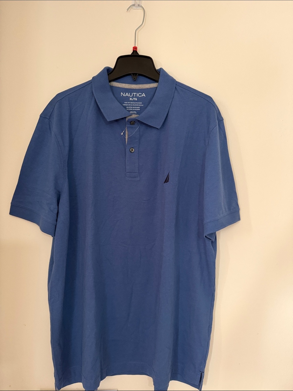 Nautica Men's Slate Blue Cotton Polo, Size XL,
100% Cotton